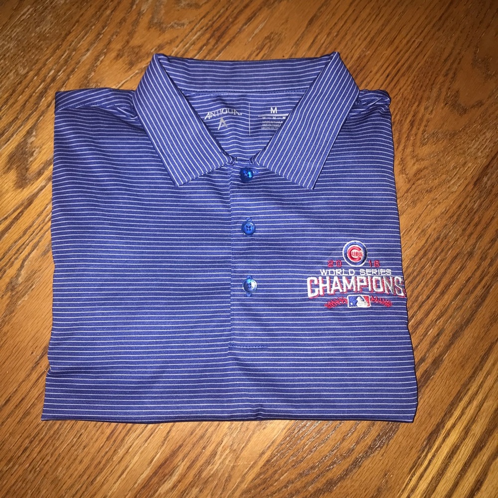 Chicago Cubs World Series Champions Antigua Polo